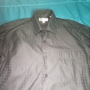 Bachrach dress shirt cufflink black 15 1/2 32-33